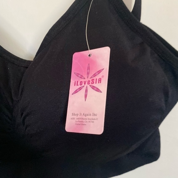 I love so black bra nwt padded nursing bra - Picture 2 of 5
